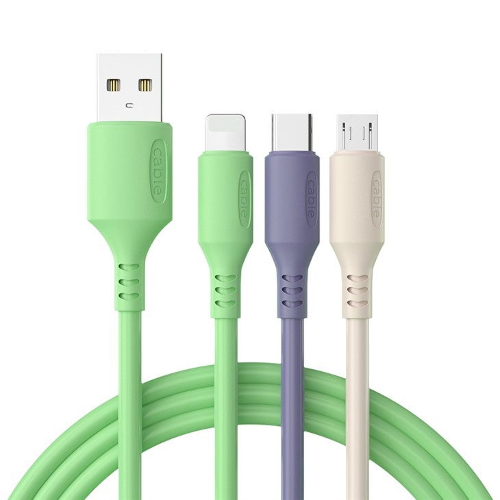 Macaron One Drag Three Charging Cable